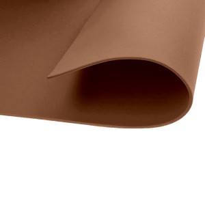 CORBAS GOMA EVA LISA MARRON 60x40cm1.5mm
